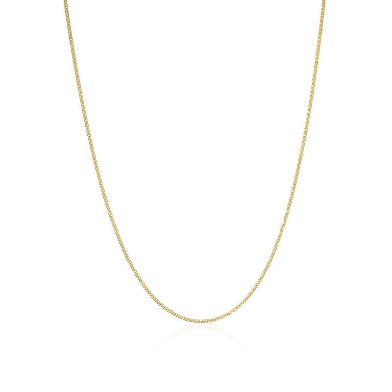 Cadena Oro 18k eslabón barbado 45 cm "Hesse"