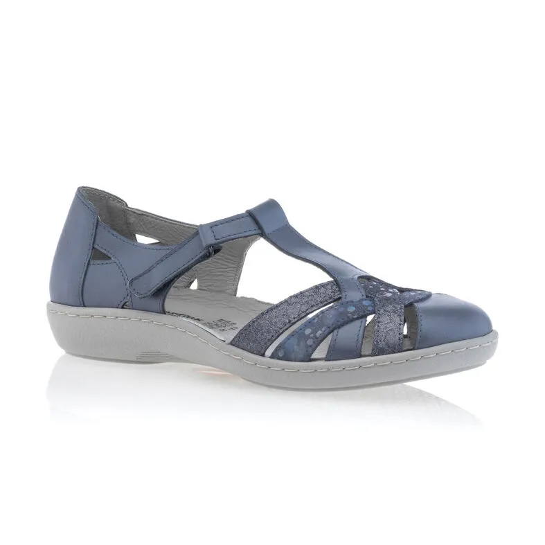 Calzado confortable mujer azul