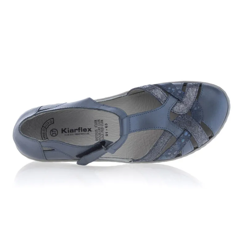 Calzado confortable mujer azul