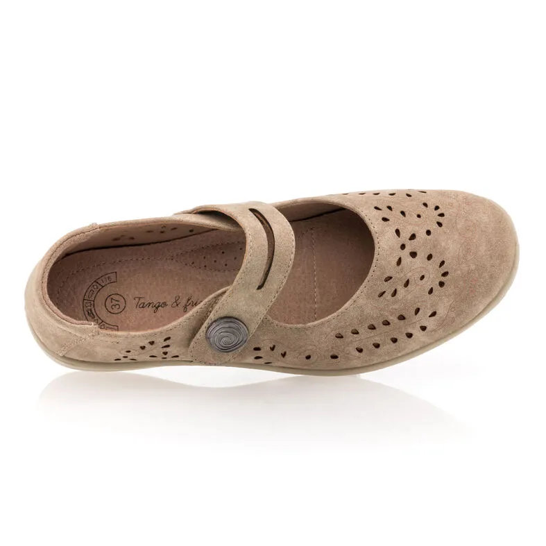 Calzado confortable mujer beige