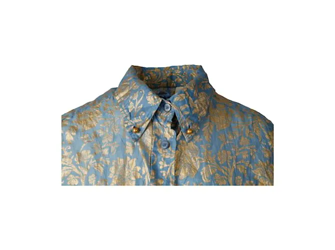 Camisa de algodón serigrafiada Just Cavalli Multicolor 