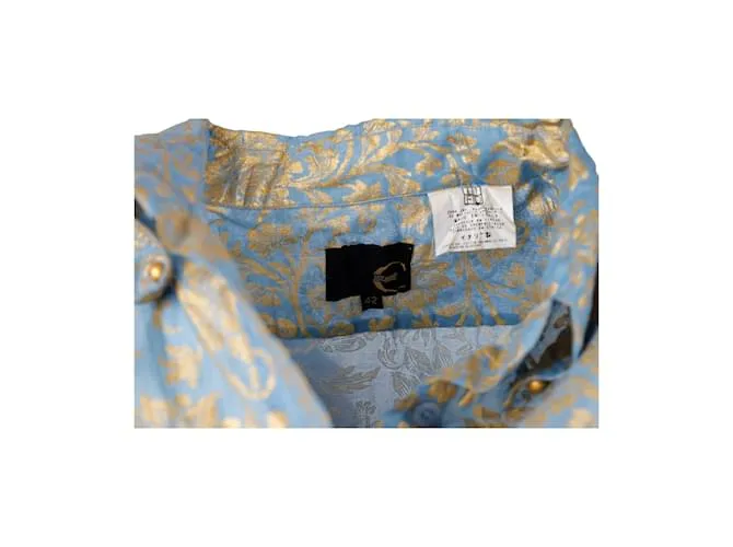 Camisa de algodón serigrafiada Just Cavalli Multicolor 