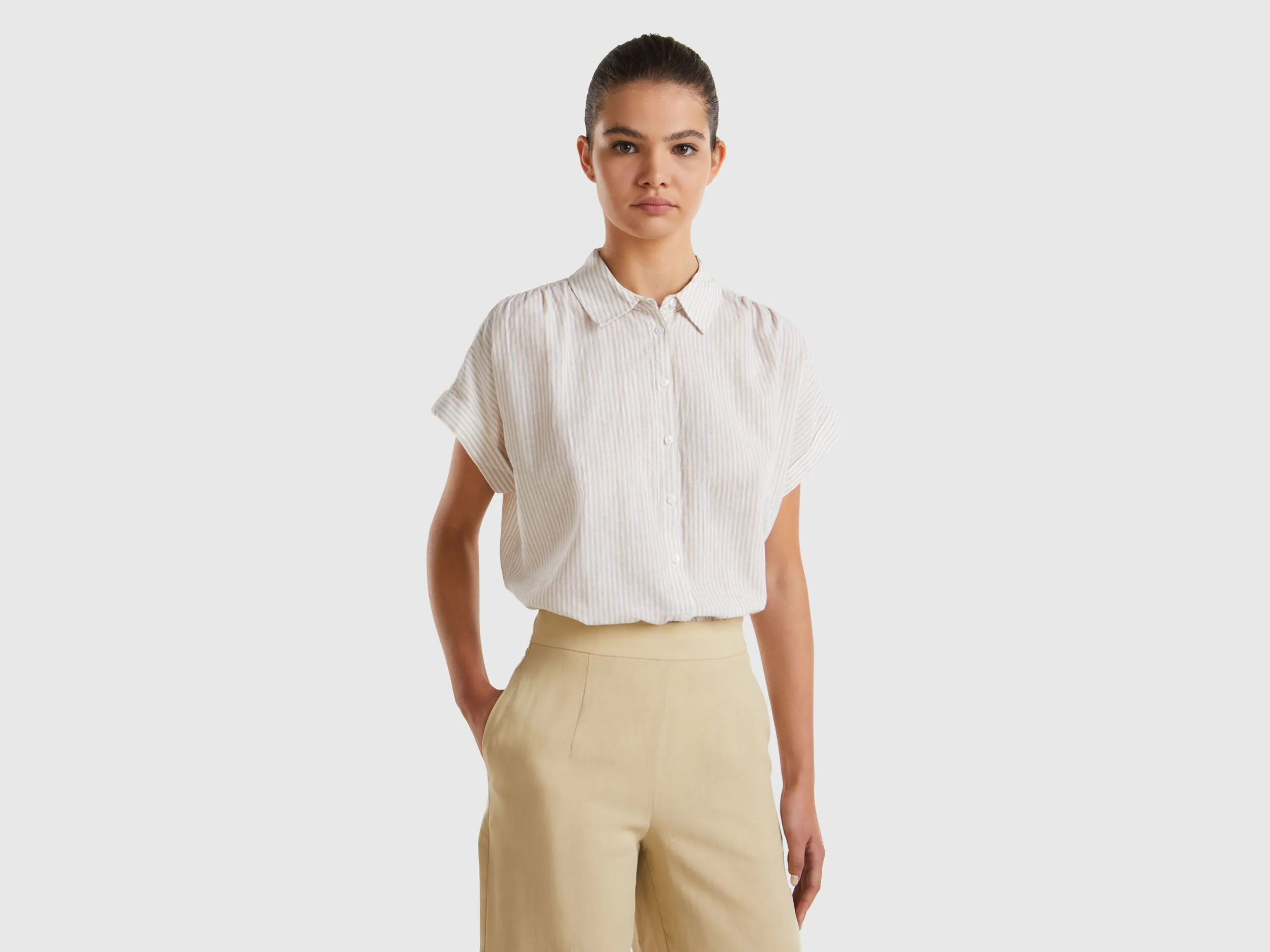 Camisa de rayas comfort fit