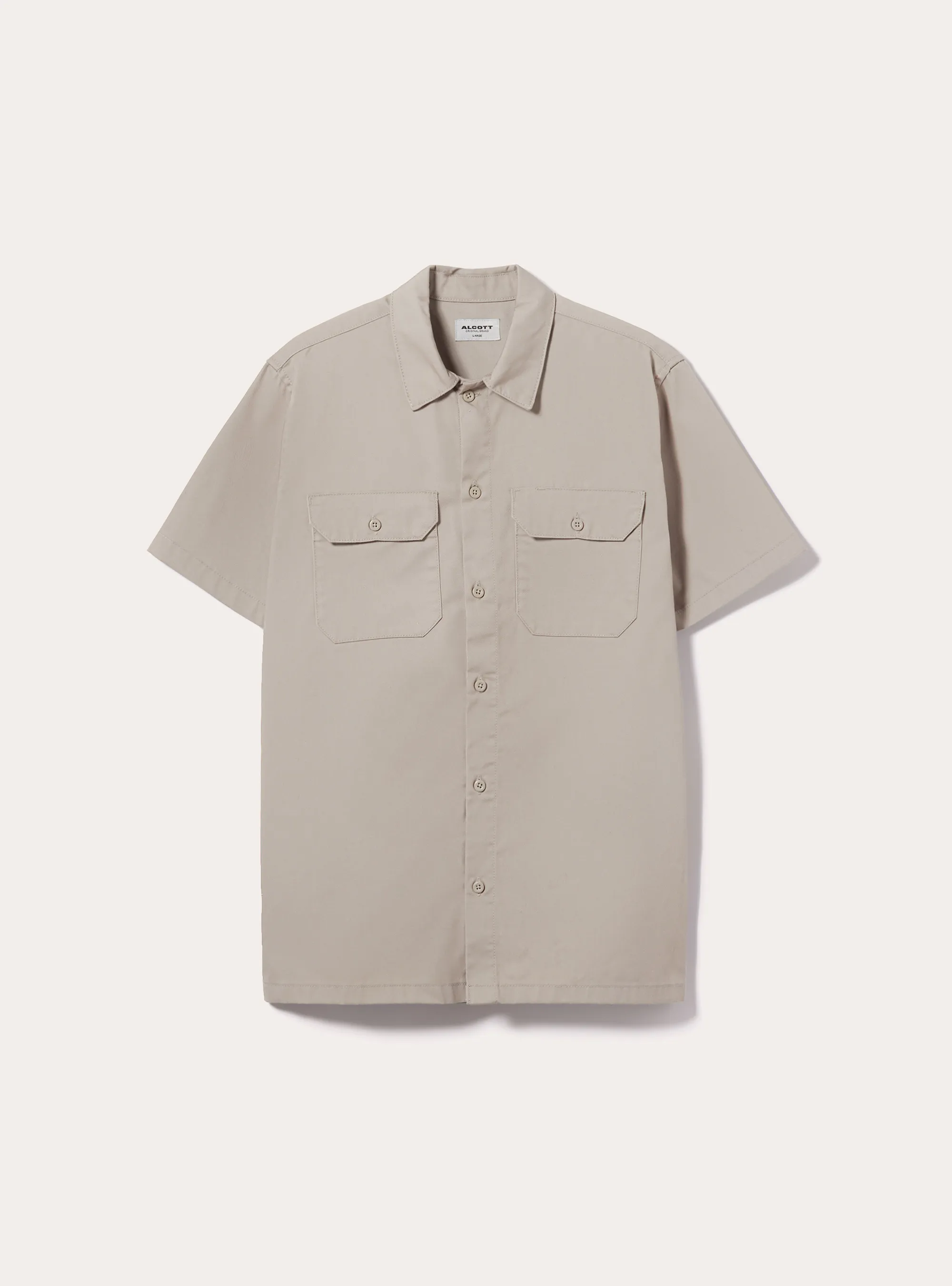 Camisa de sarga con grandes bolsillos
