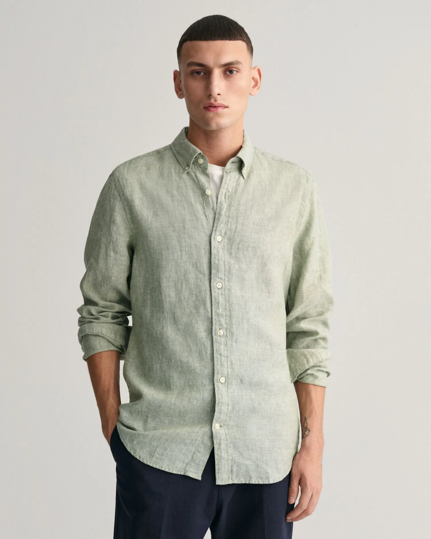 Camisa Slim Fit de lino