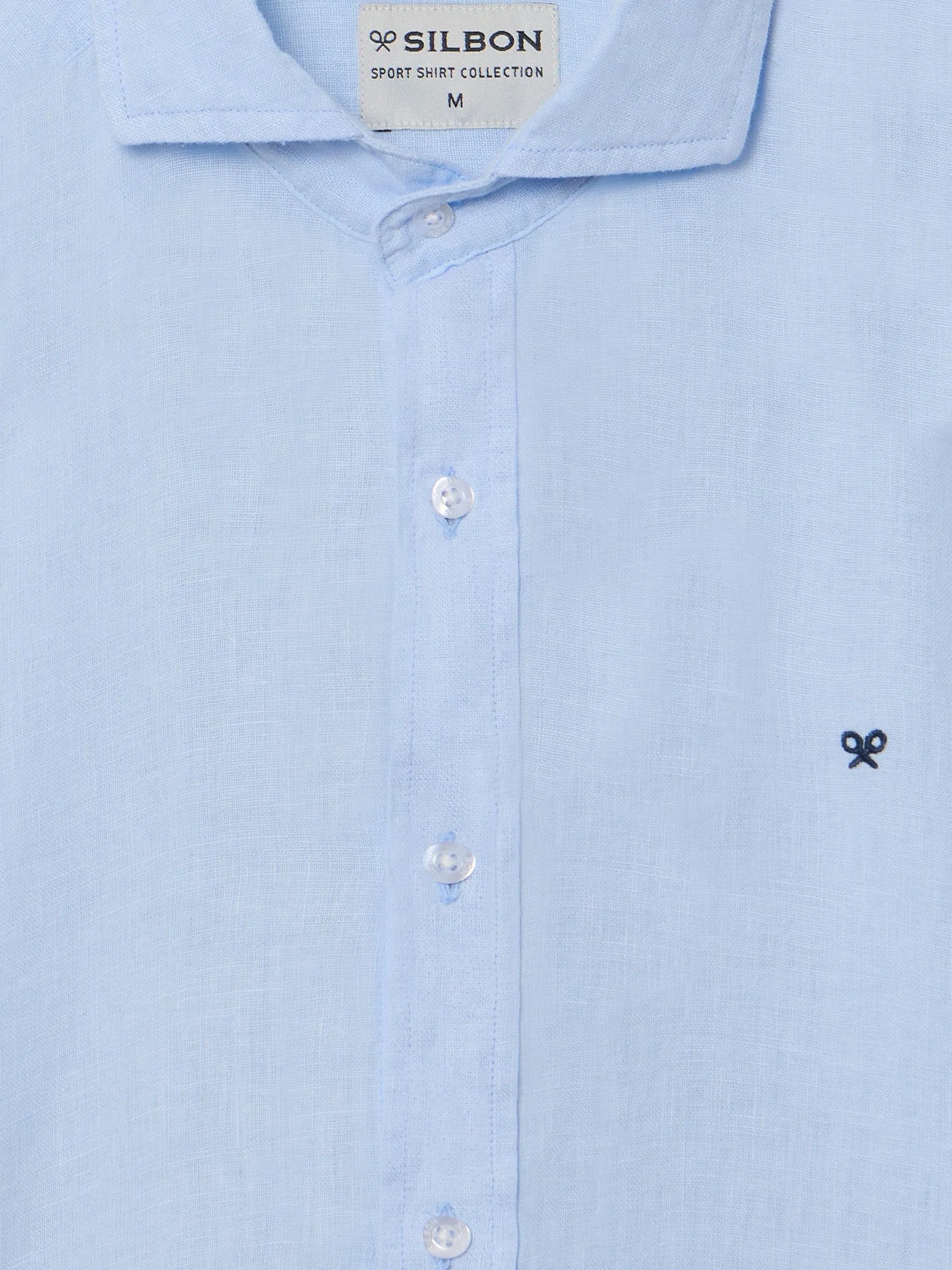 Camisa sport ligera celeste