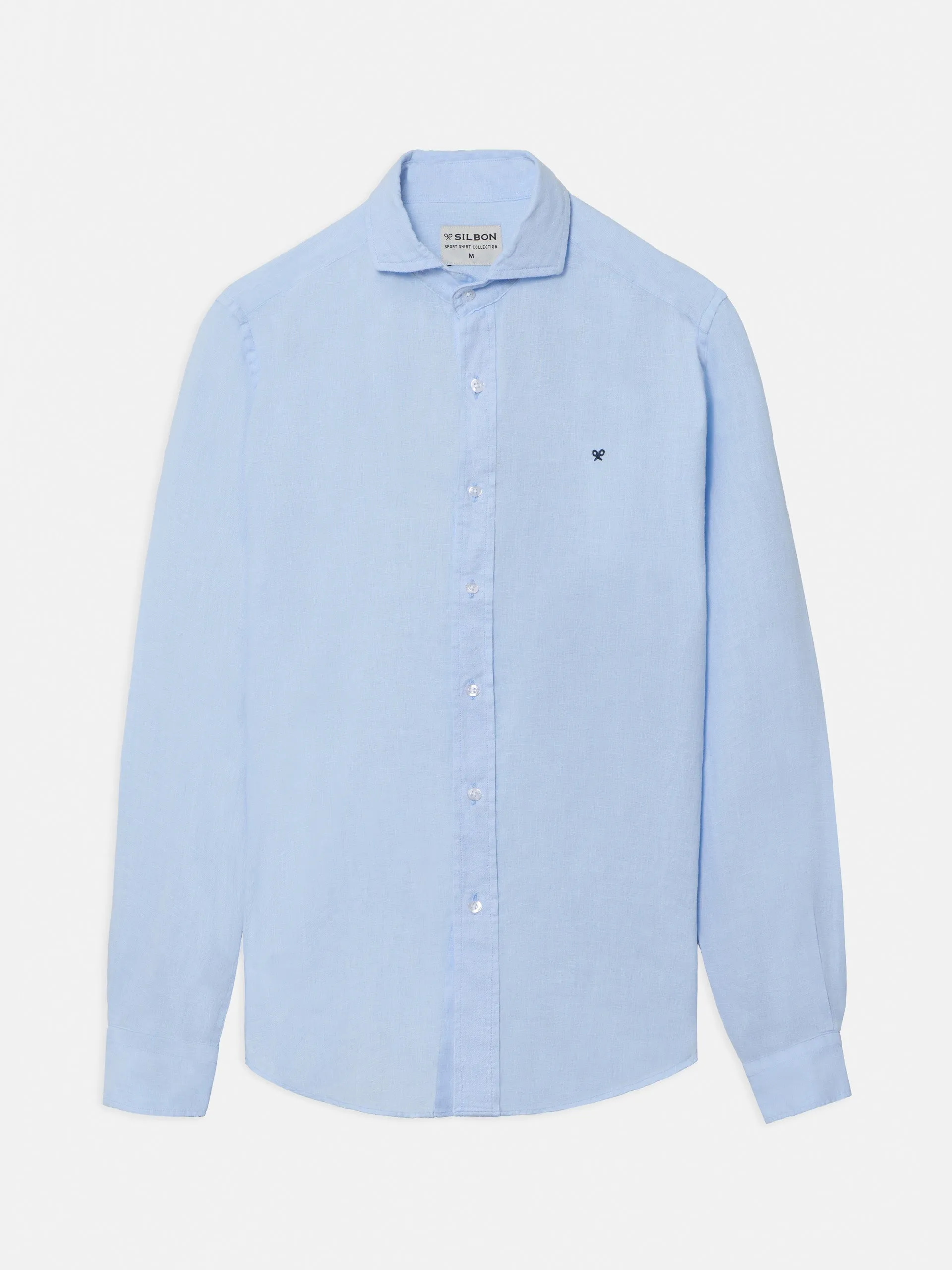 Camisa sport ligera celeste