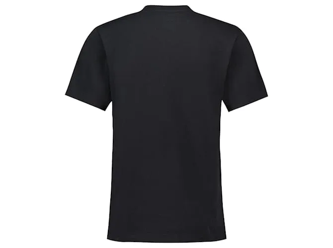 CAMISETA BOXY CON LOGO  COPERNI  ALGODóN  NEGRO 