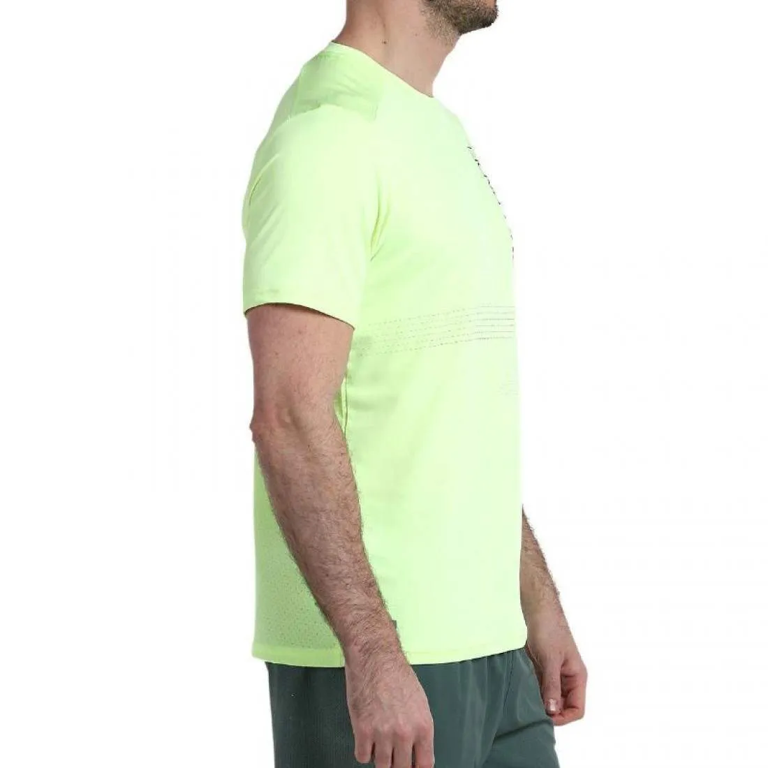 Camiseta Bullpadel Adive Amarillo Azufre Fluor | Bullpadel