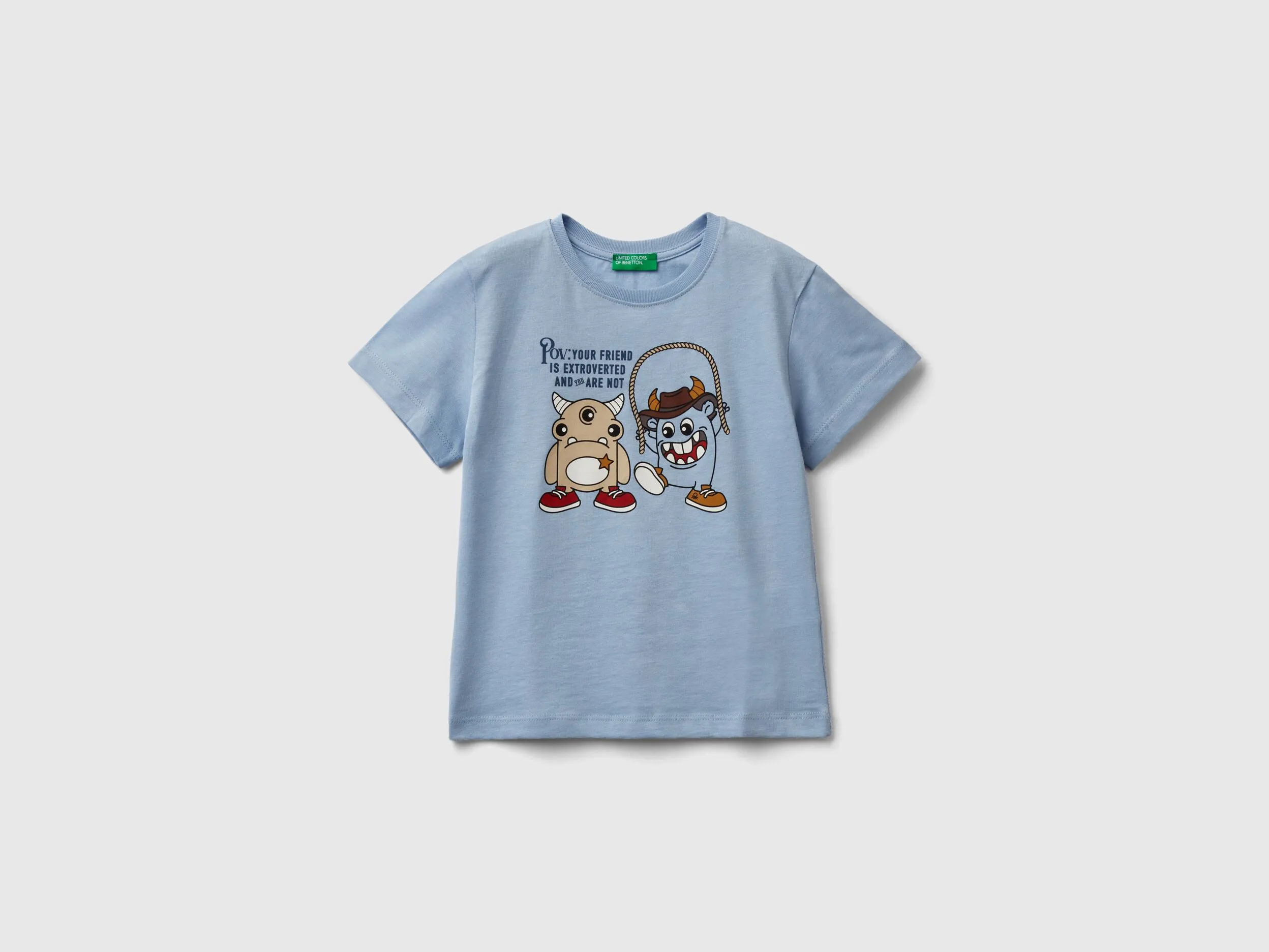 Camiseta con estampado de animalitos