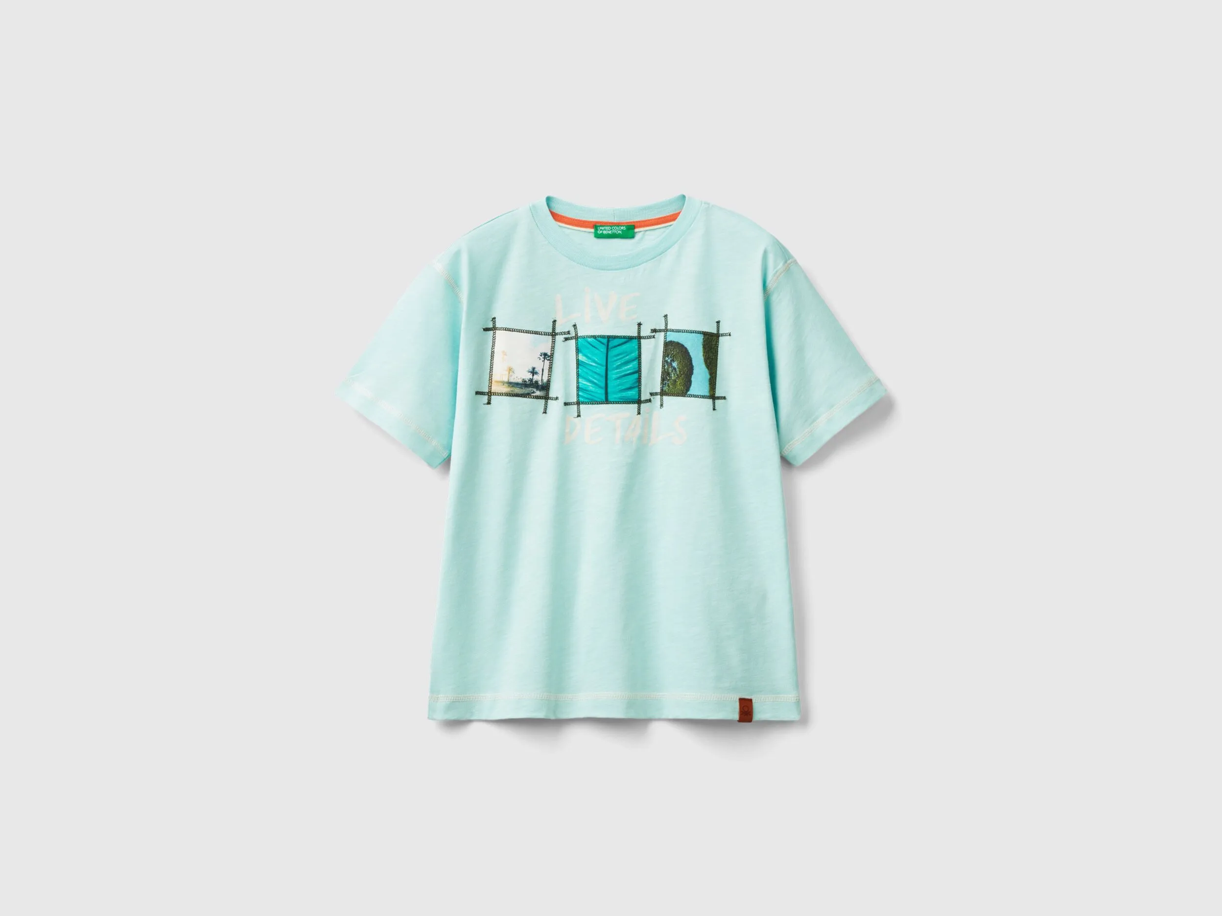 Camiseta con estampado fotográfico