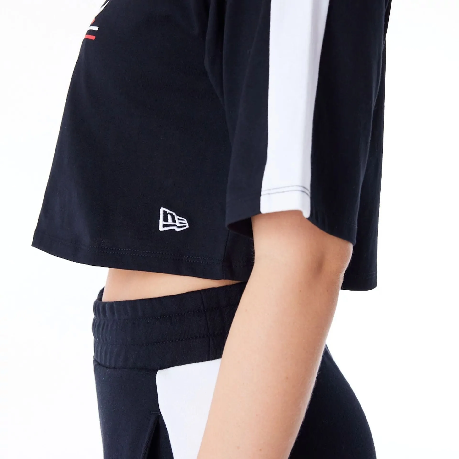 Camiseta crop Chicago Bulls NBA Colour Block Mujer