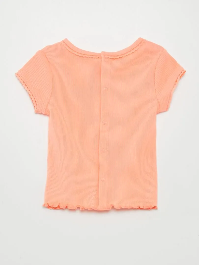 CAMISETA DE CANALé  NARANJA