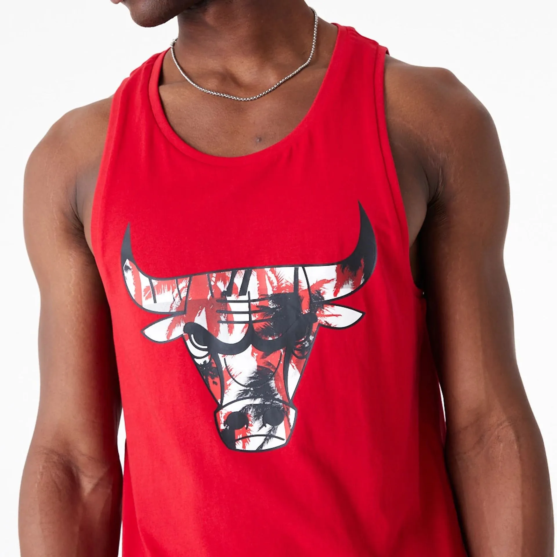 Camiseta de tirantes Chicago Bulls NBA Palm Tree Infill