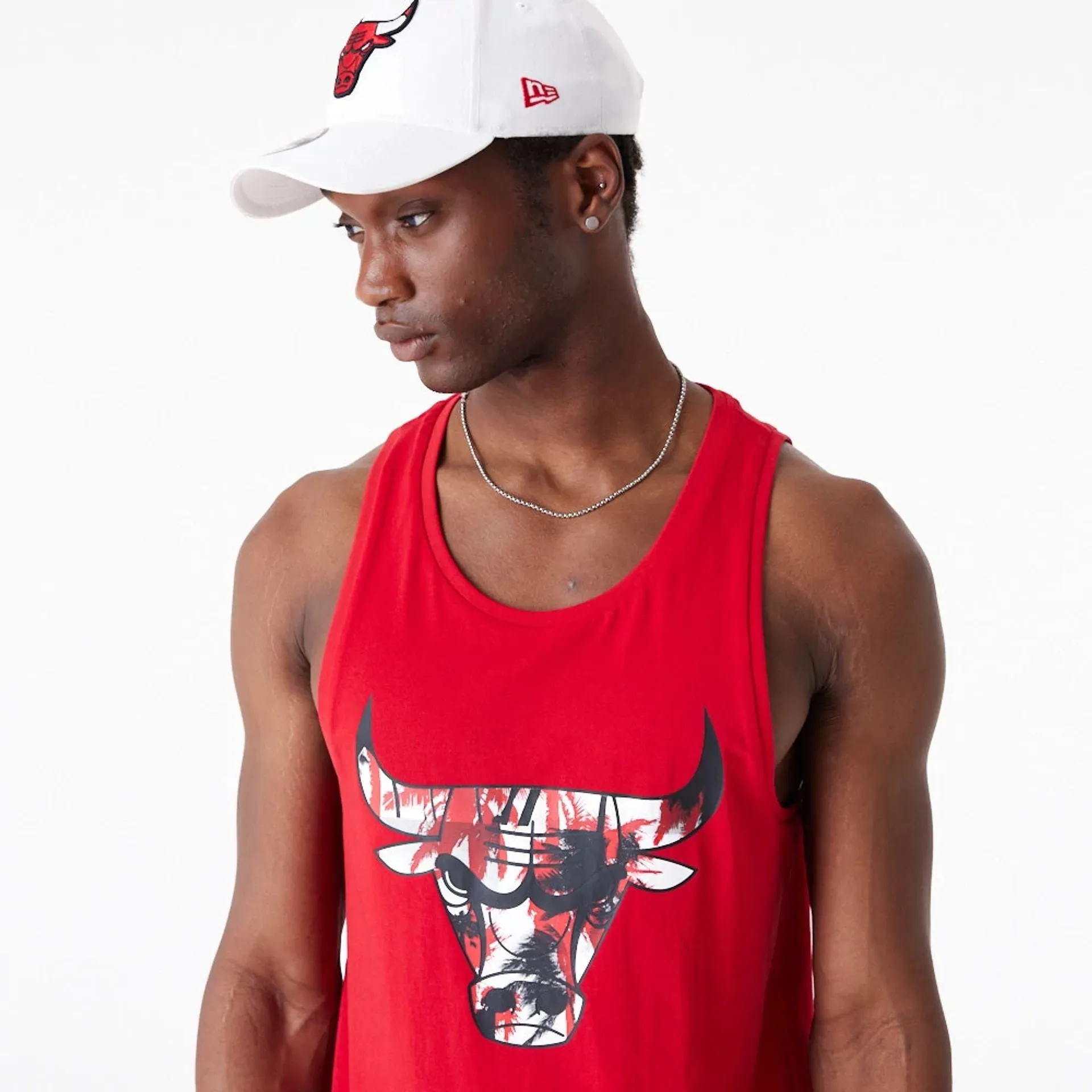 Camiseta de tirantes Chicago Bulls NBA Palm Tree Infill