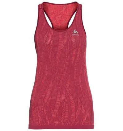 CAMISETA DE TIRANTES ODLO CREW NECK SINGLET BLACKCOMB LIGHT (FUDGE FRAMBUESA  SPACE DYE) MUJER