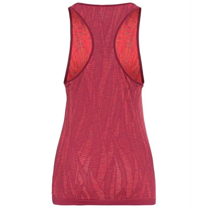 CAMISETA DE TIRANTES ODLO CREW NECK SINGLET BLACKCOMB LIGHT (FUDGE FRAMBUESA  SPACE DYE) MUJER