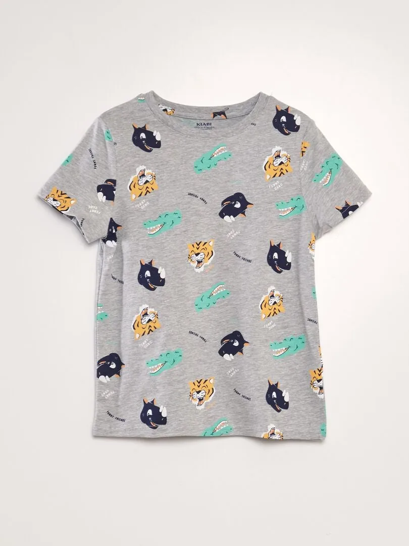 CAMISETA ESTAMPADA  BLANCO