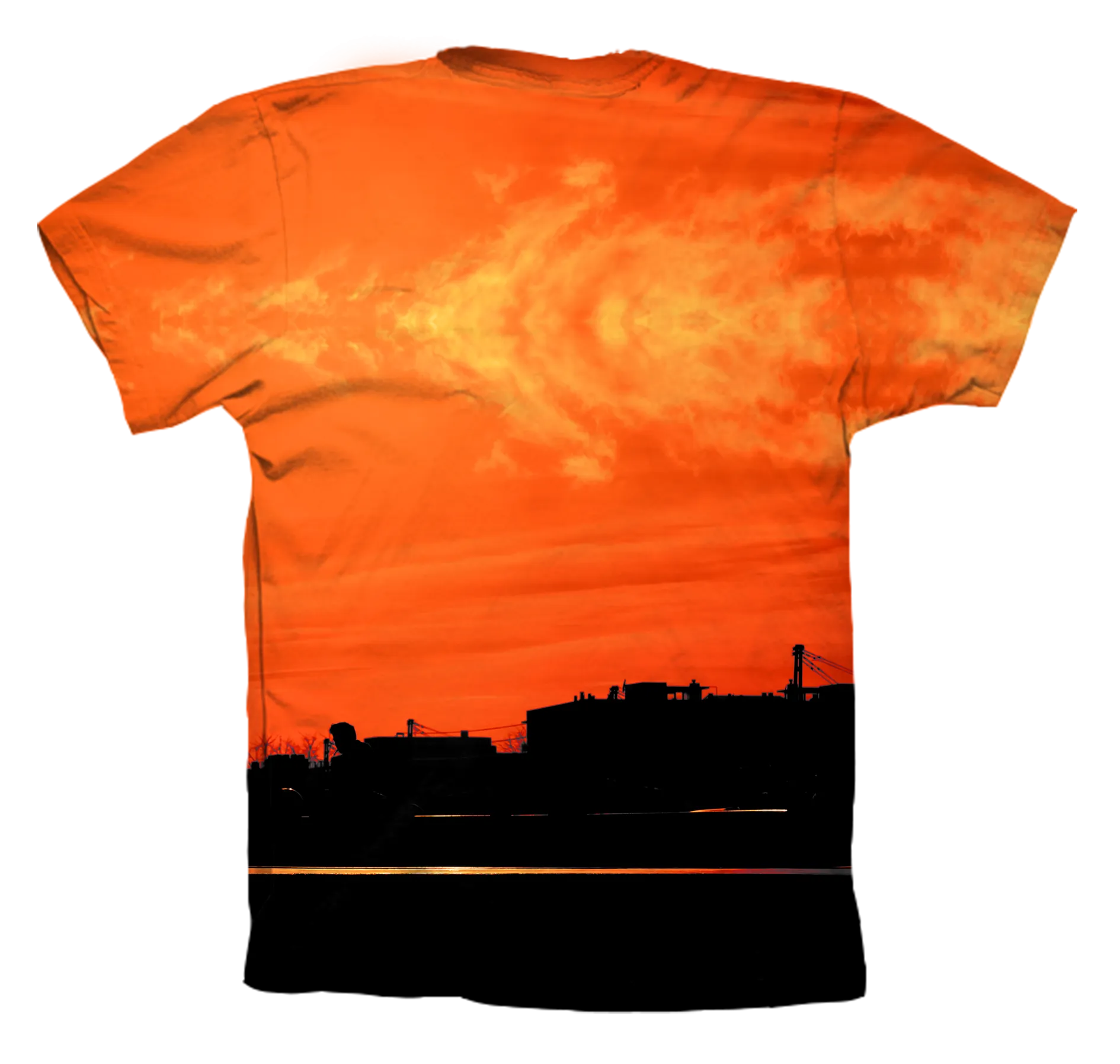 Camiseta Full Print – Skate Siluet Orange