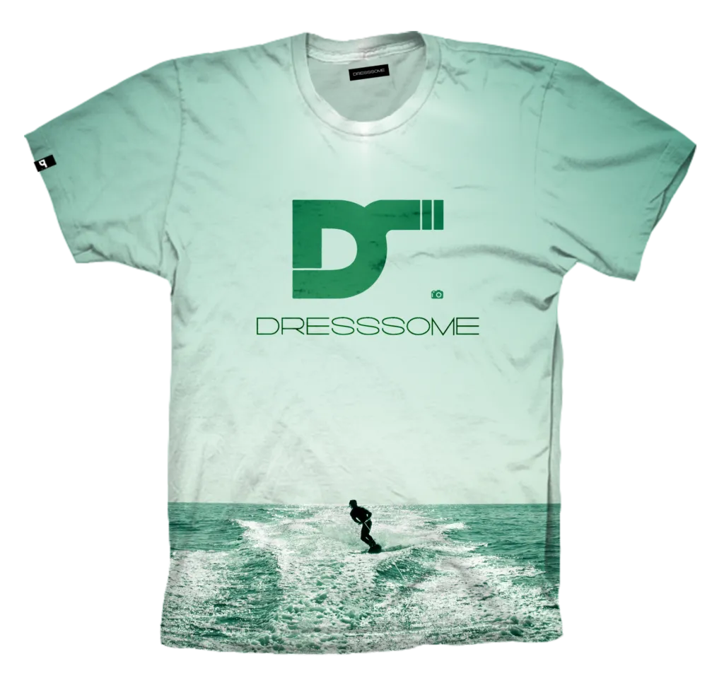 Camiseta Full Print – WakeBoard Green