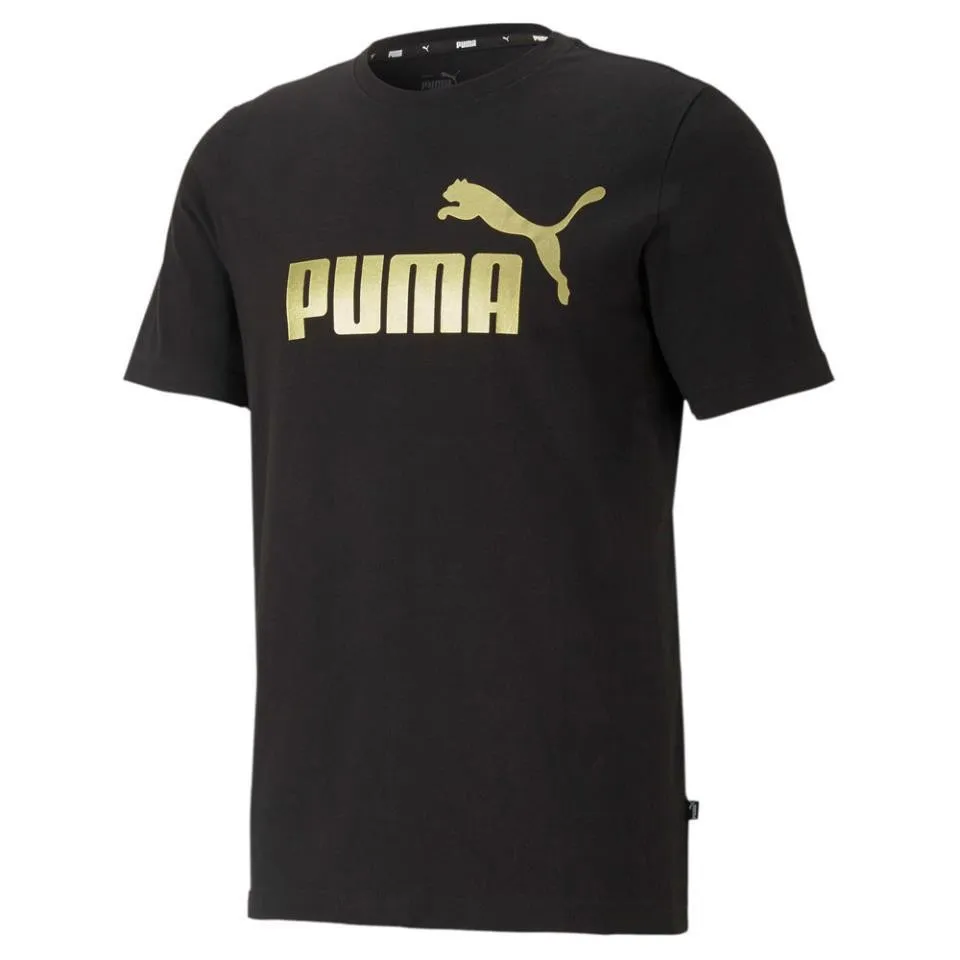 CAMISETA H PUMA NEGRA  Y DORADO