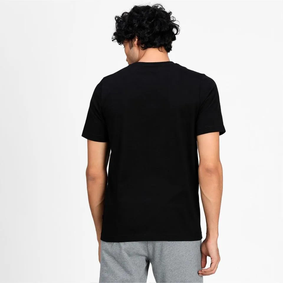 CAMISETA H PUMA NEGRA  Y DORADO