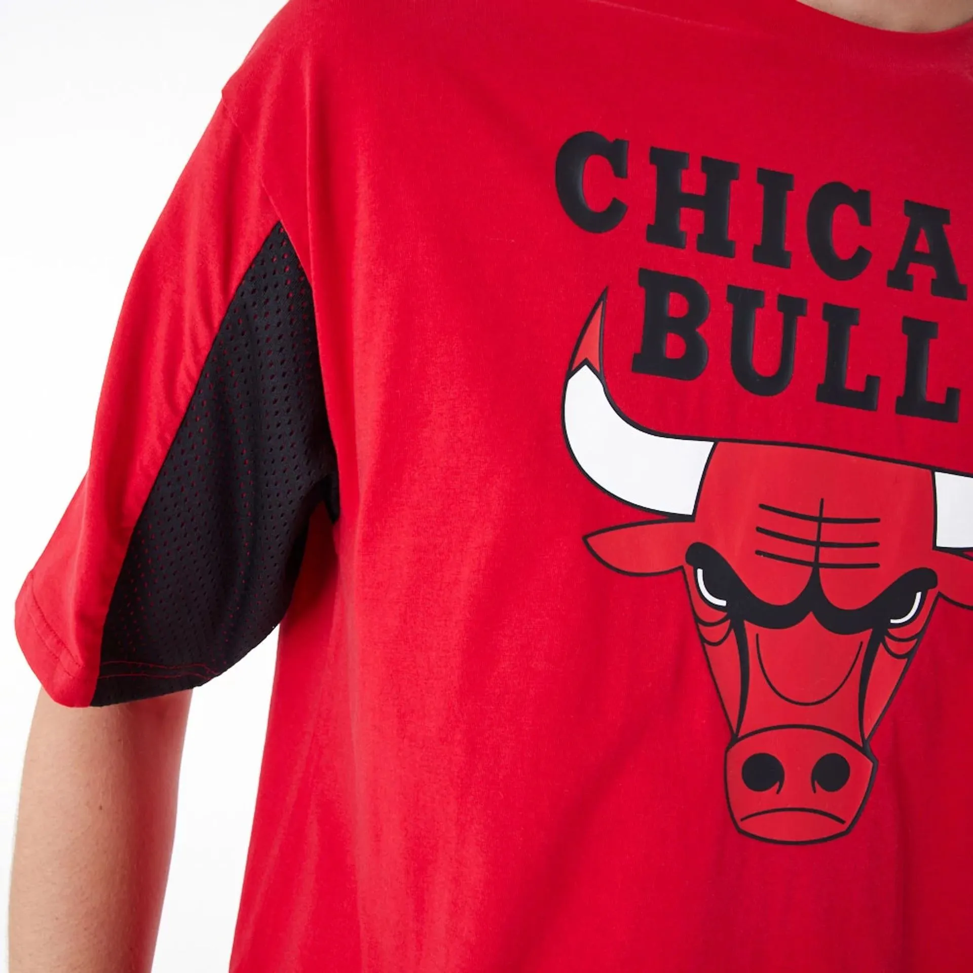 Camiseta Oversized Chicago Bulls NBA Mesh Panel