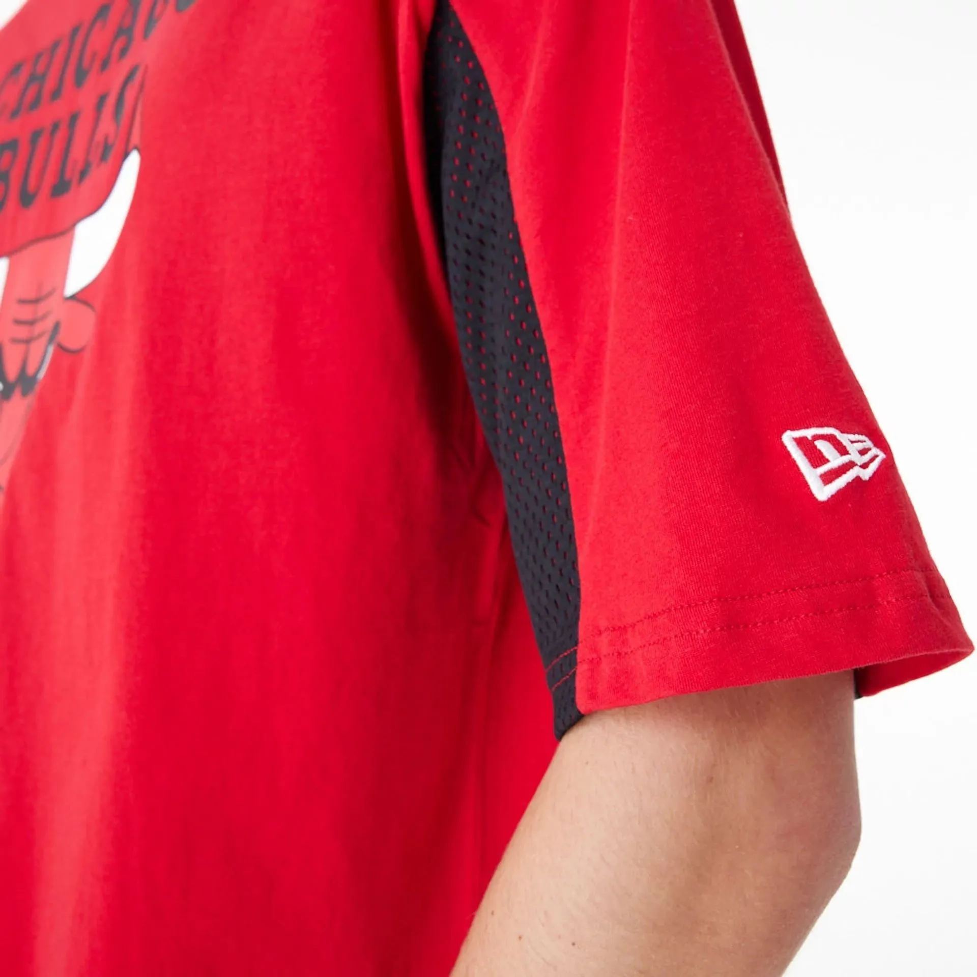 Camiseta Oversized Chicago Bulls NBA Mesh Panel