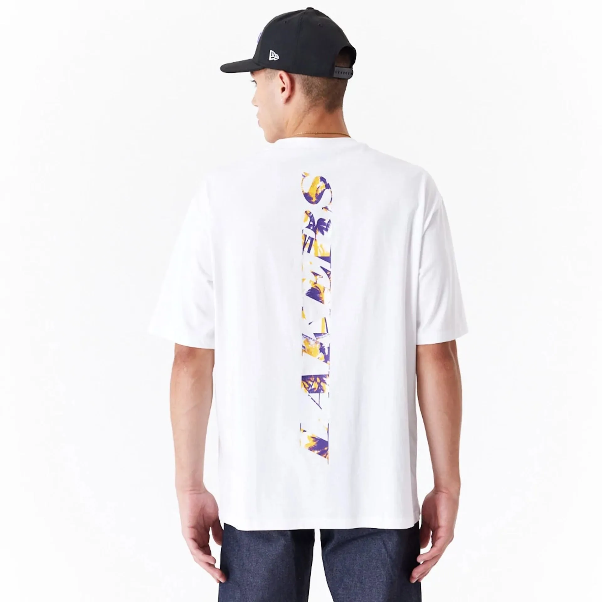 Camiseta Oversized LA Lakers NBA Large Infill