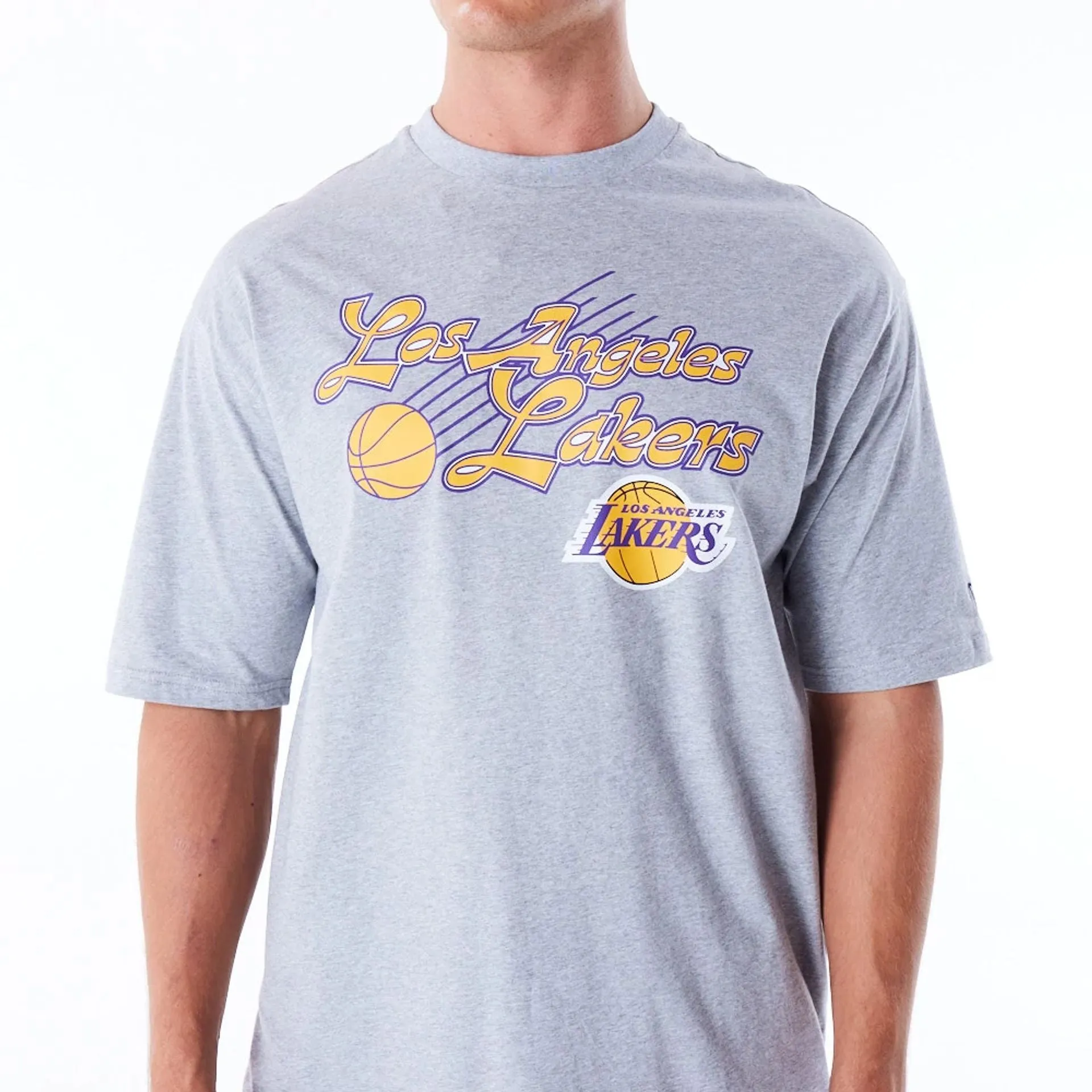 Camiseta Oversized LA Lakers NBA Script