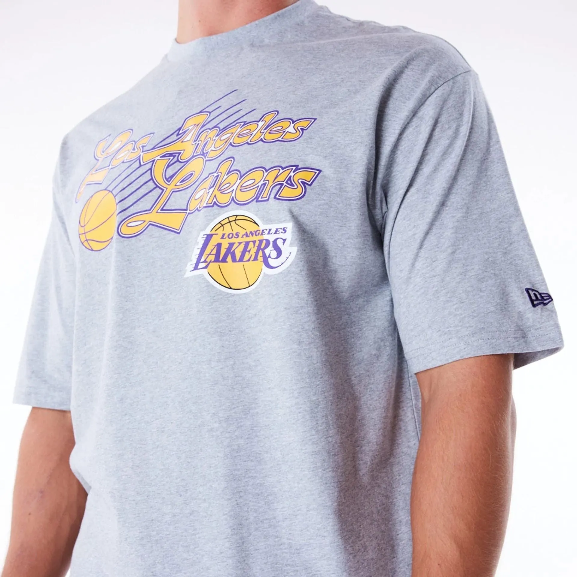 Camiseta Oversized LA Lakers NBA Script