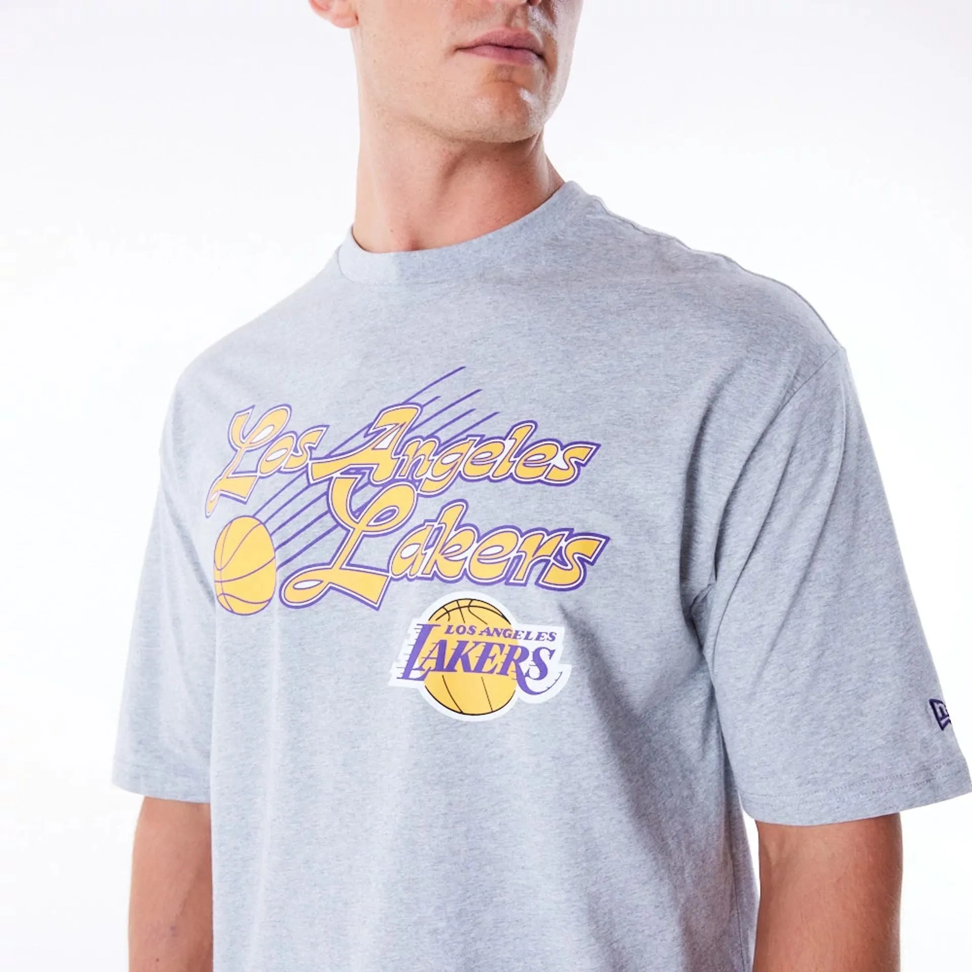 Camiseta Oversized LA Lakers NBA Script