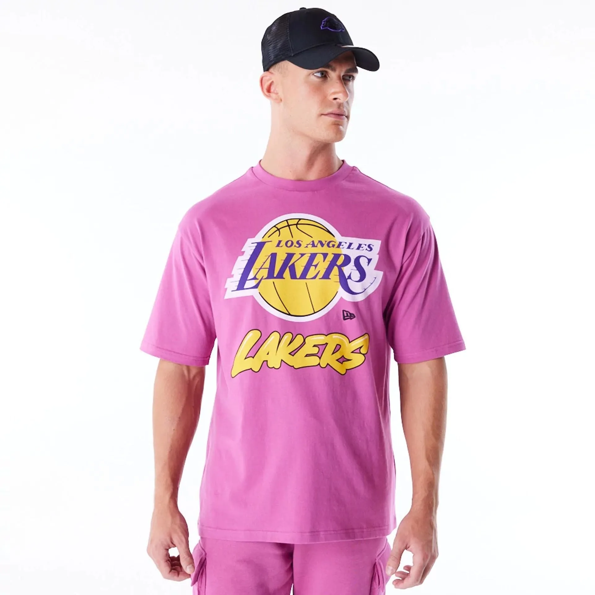 Camiseta Oversized LA Lakers NBA Wordmark