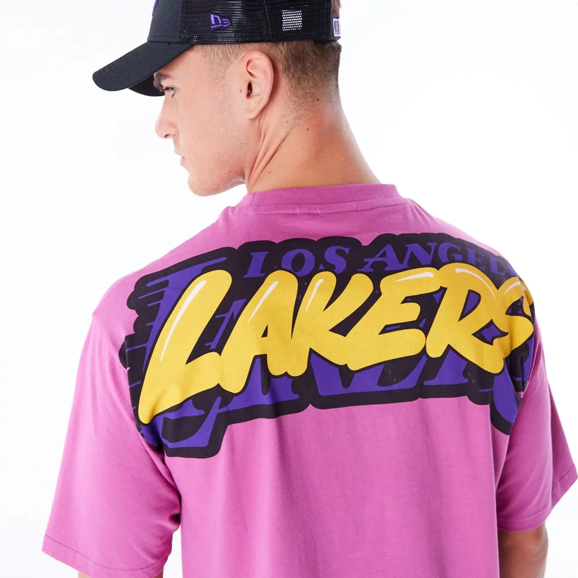 Camiseta Oversized LA Lakers NBA Wordmark