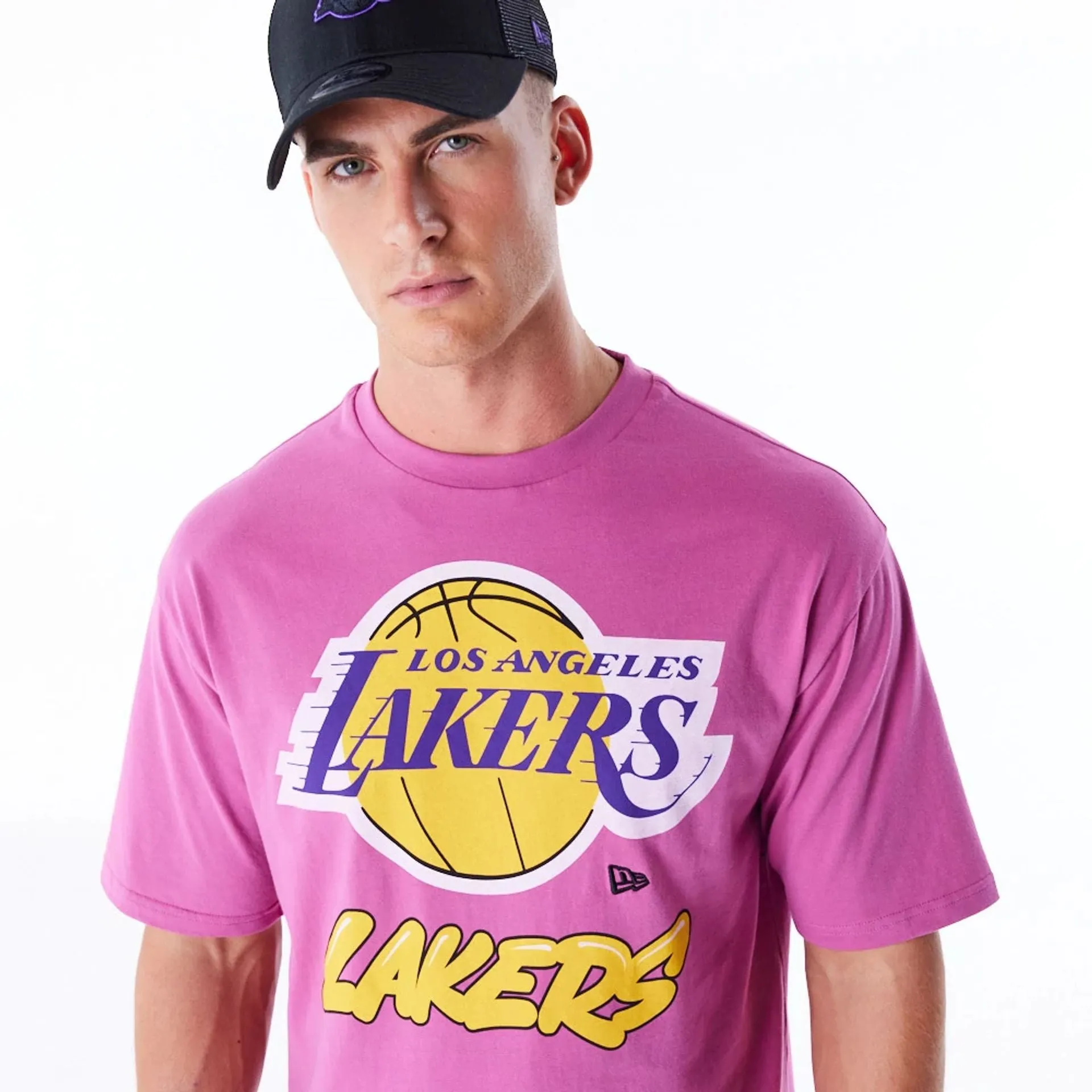 Camiseta Oversized LA Lakers NBA Wordmark
