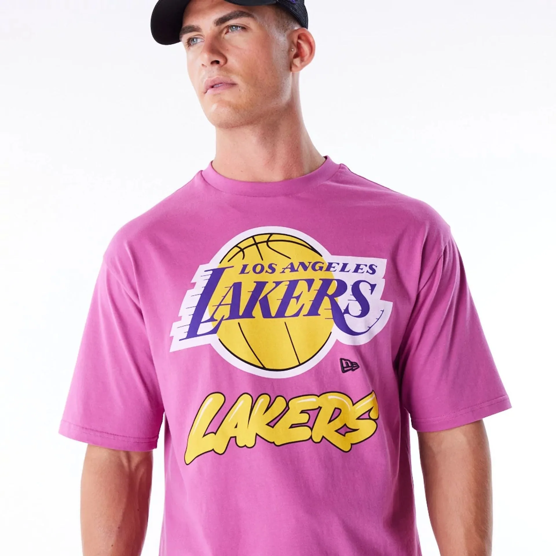 Camiseta Oversized LA Lakers NBA Wordmark