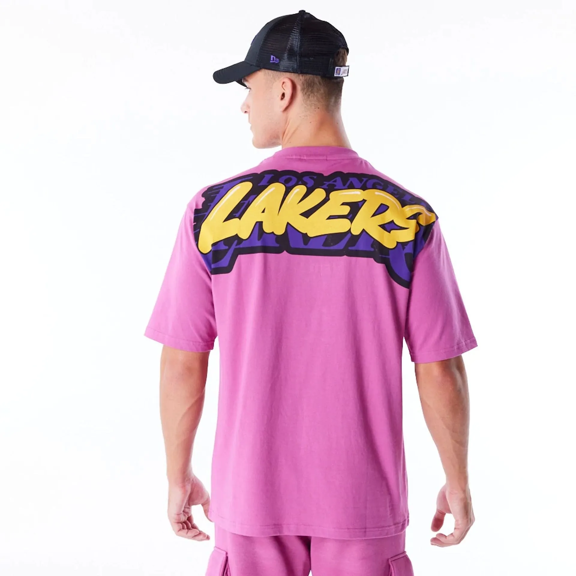 Camiseta Oversized LA Lakers NBA Wordmark
