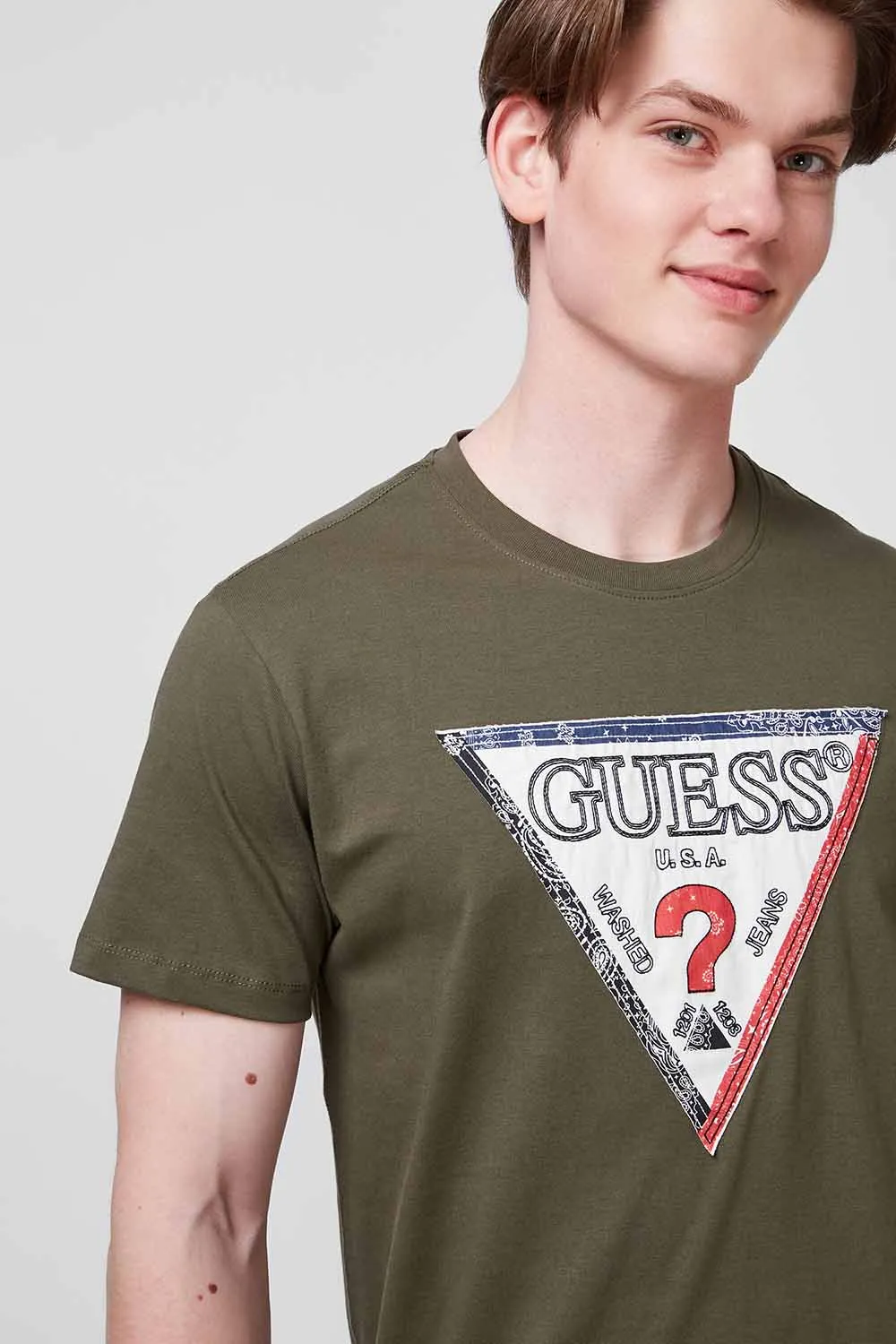 Camiseta para hombre de Guess Jeans – M1RI72K8FQ1
