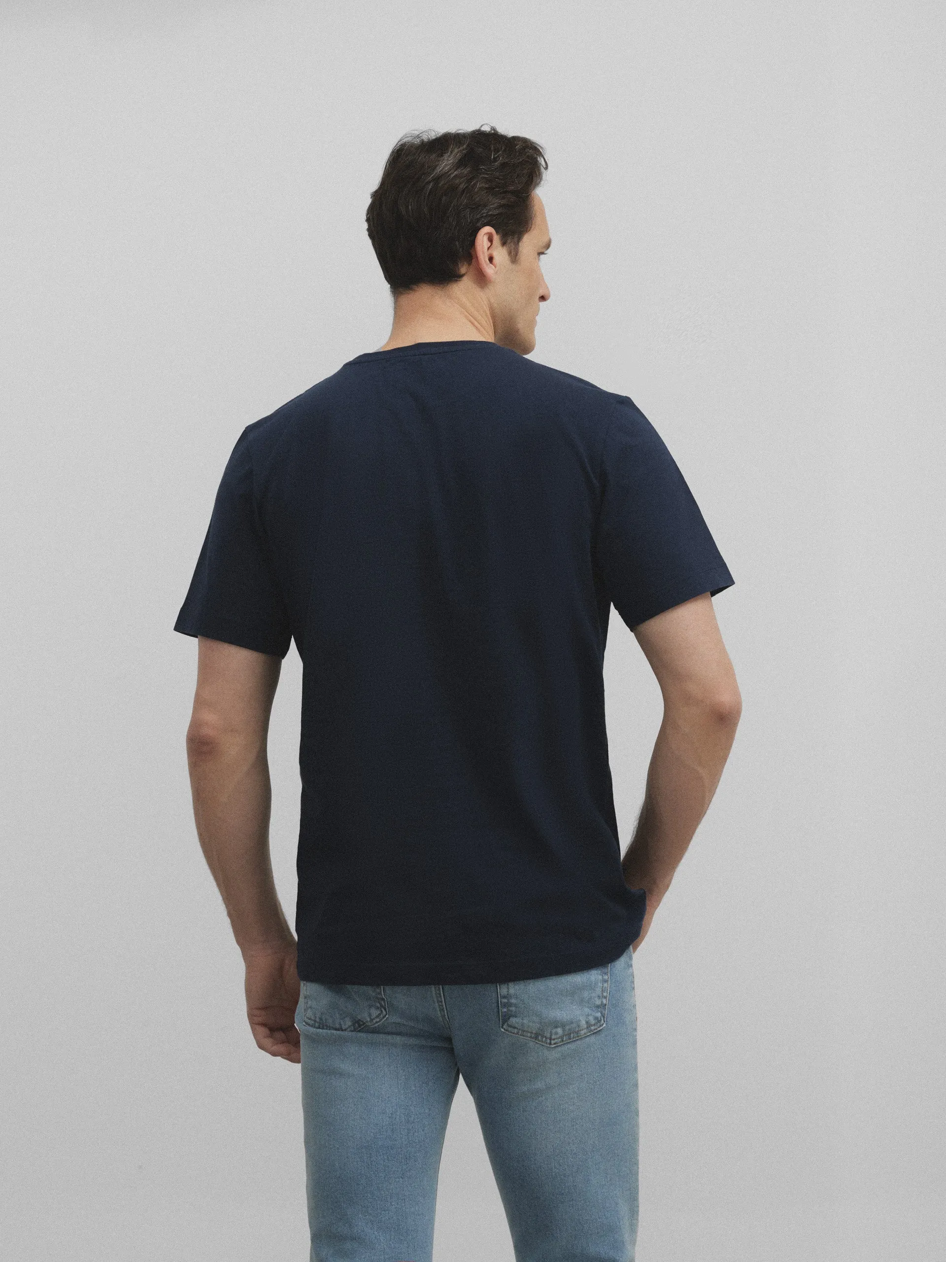 Camiseta SLBN azul marino