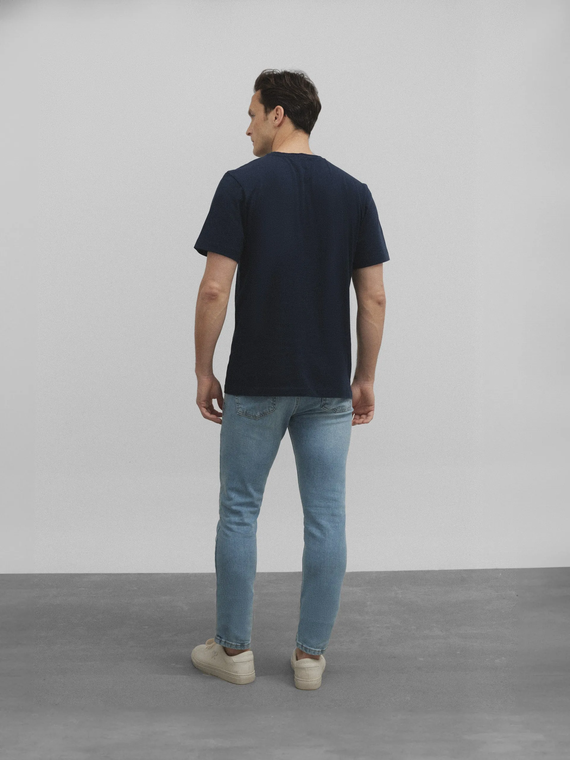 Camiseta SLBN azul marino