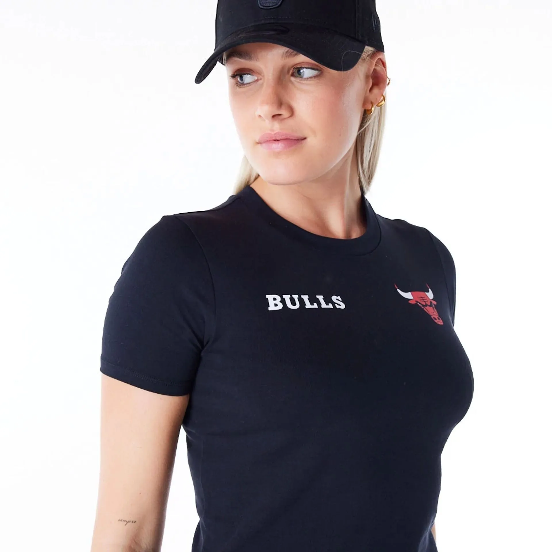 Camiseta Slim Chicago Bulls NBA Wordmark