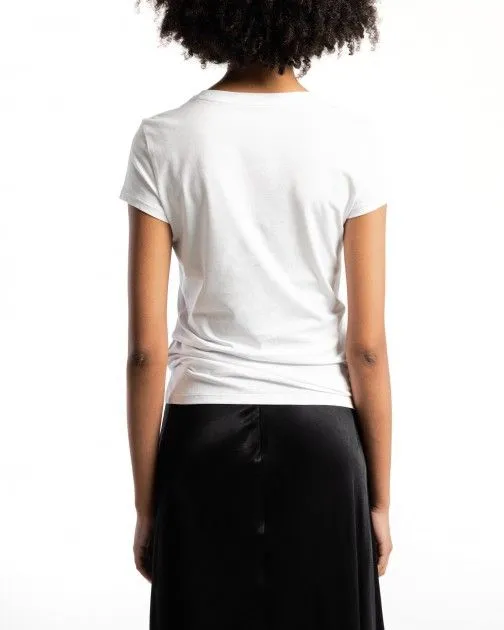 camiseta slim fit Armani Exchange 3DYT05 Blanco