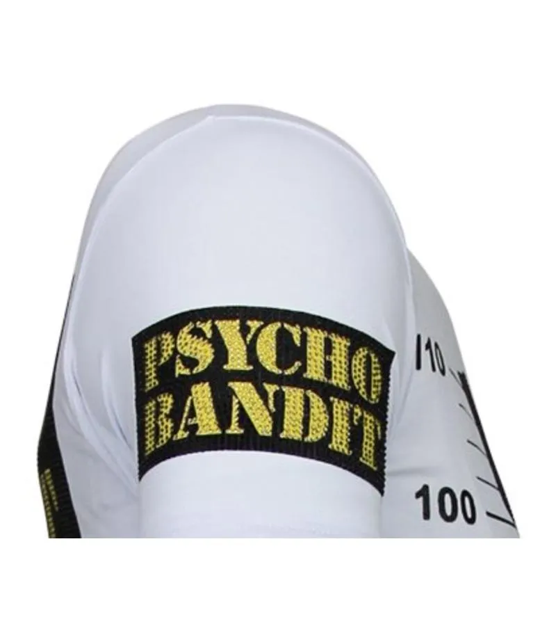 CAMISETAS  BAD DOG   RHINESTONE CAMISETAS   BLANCO