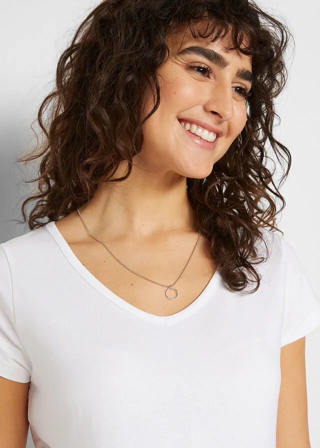 CAMISETAS BáSICAS PREMAMá (2 UNIDADES) NEGROBLANCO
