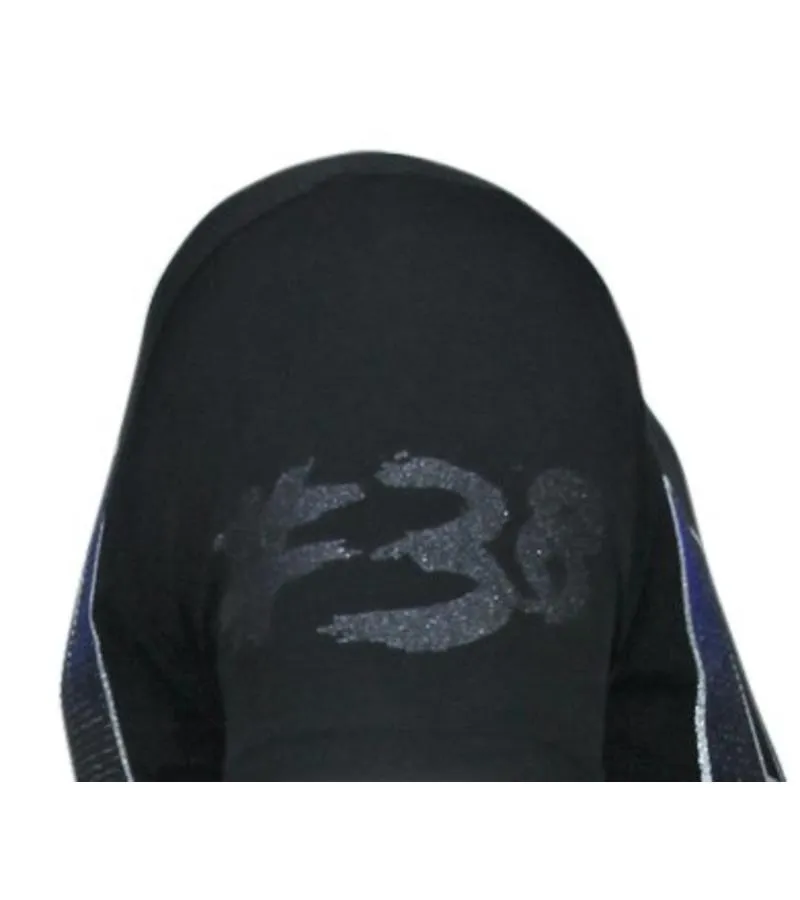CAMISETAS  LIKE A BOSS  RHINESTONE CAMISETAS   NEGRO