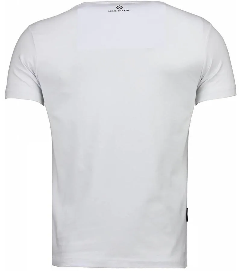 CAMISETAS  ONE DOLLAR EYE CAMISETAS PERSONALIZADAS  BLANCO