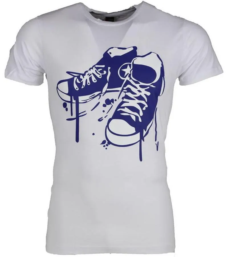CAMISETAS  SNEAKERS  BLANCO