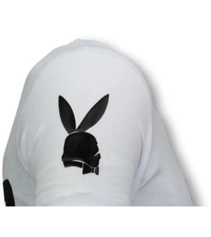 CAMISETAS  STORMBITCH RHINESTONE CAMISETAS PERSONALIZADAS  BLANCO