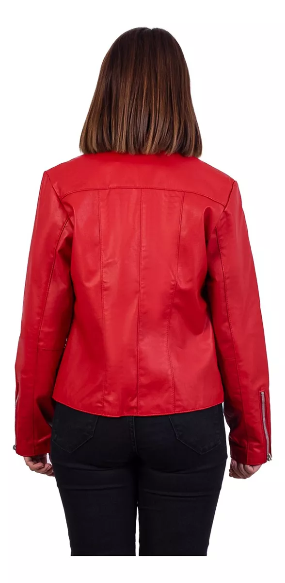 CAMPERA DE CUERO DE VACA DE MUJER, CUERO VACUNO 100%  134
