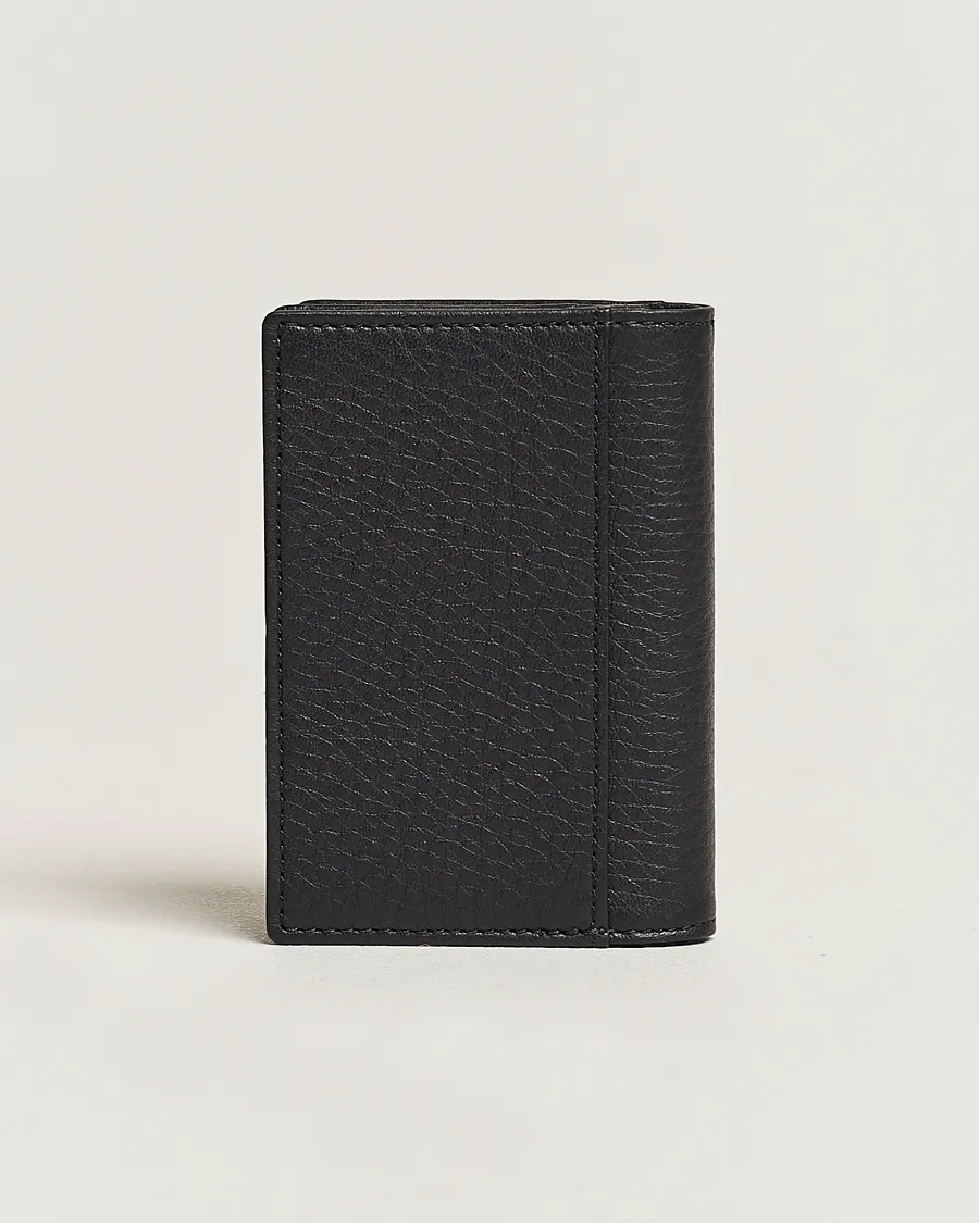 Canali Grain Leather Billfold Black